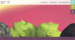 Desktop Screenshot of merkur-bank.de